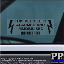 5 x Stickers This Vehicle Car