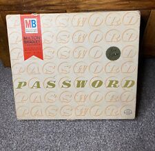 Vintage Password Fine Ed Board Game Milton Bradley 1963 #5601 Used Very Good