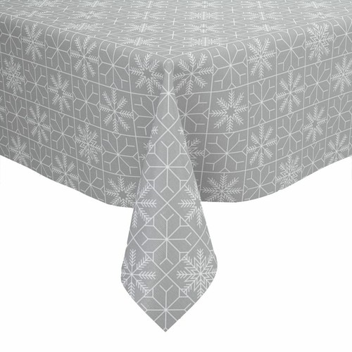 Geometric snowflake silver - geometric,