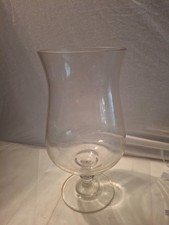 Vintage Hurricane glass vase