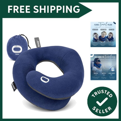 Luxury travel neck pillow with - neck,
