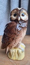 Royal Doulton Whyte & Mackay Tawny Owl Decanter - Empty - 16cm Tall