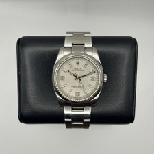 Rolex Oyster Perpetual 36mm Watch 116000 Stainless Steel Mens Silver Dial 369