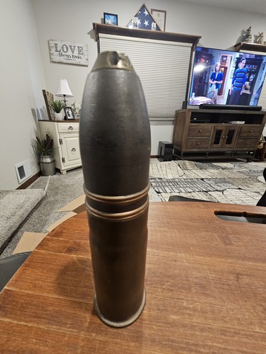 Vintage ww2 brass shell - shell, case