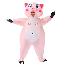 Pink Pig Inflatable Costume