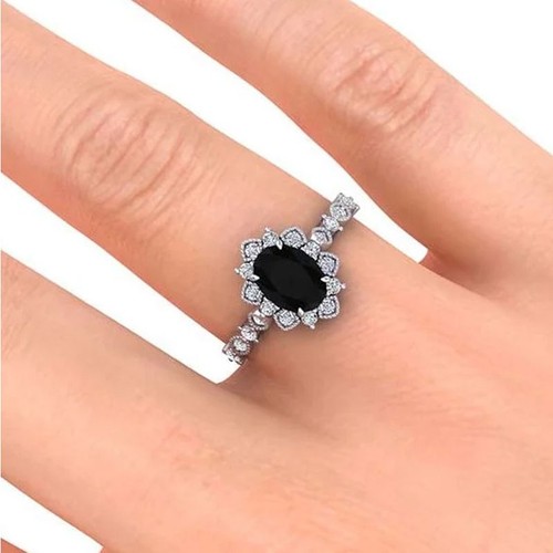 Halo solitaire engagement ring - solitaire,