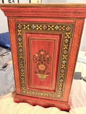 Indian Hand Painted Bedside