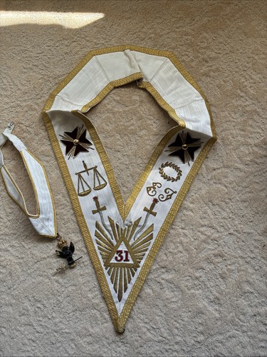 Masonic collar and - collar,