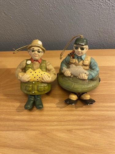 Vintage whimsical fisherman - vintage,