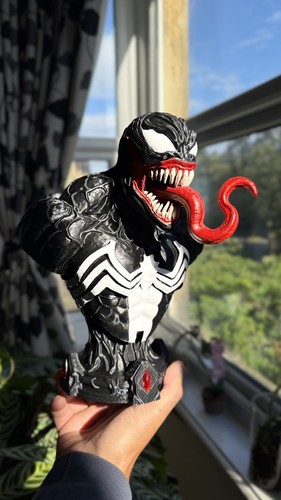 26cm venom bust printed - 3d,