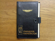 Aston Martin V8 Vantage/Volante Owners Handbook/Manual and Wallet (USA)