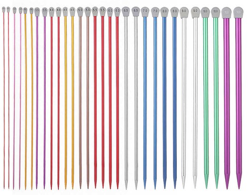 Knitting needles 35cm - (pair),