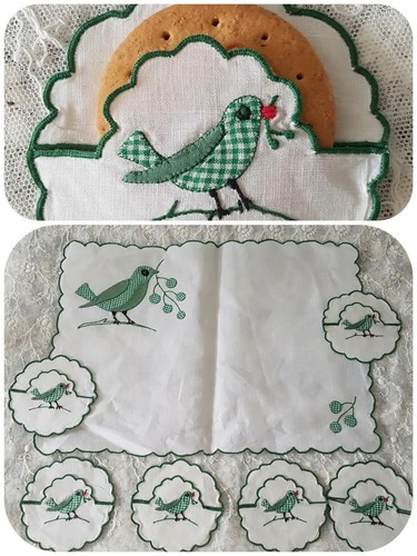 Vintage embroidered applique