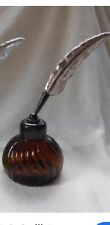Avon Inkwell Quill Pen Holder Empty Bottle