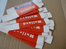 10 pieces  Red Mullard Valve Tube Boxes  Cartons  For EL34 GZ34 Size 2 Valves