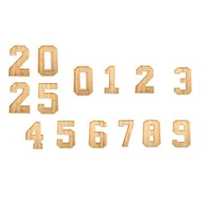 Wooden Number Serving Tray