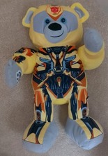 Build-a-Bear Yellow Bumblebee Transformer Teddy Bear