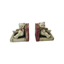 Teddy Bear Bookends Pair
