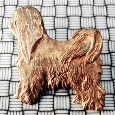 Lhasa Apso Metal Metal Brooch