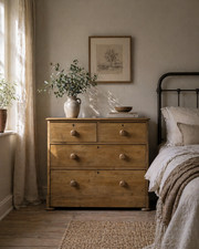 Victorian Pine Chest Of 4