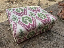 Ottoman Footstool/seat/coffee table - Large - Cushioned And Fabric Covered