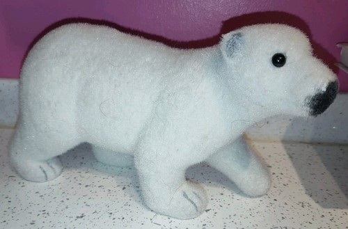 Vintage fuzzy white polar - white,