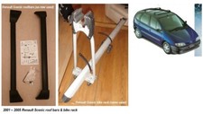 Renualt Scenic 2001-2005 roof bars & bike rack