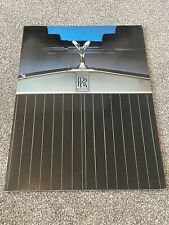 ROLLS-ROYCE - Sales / Range Brochure - Silver Spirit Corniche Camargue