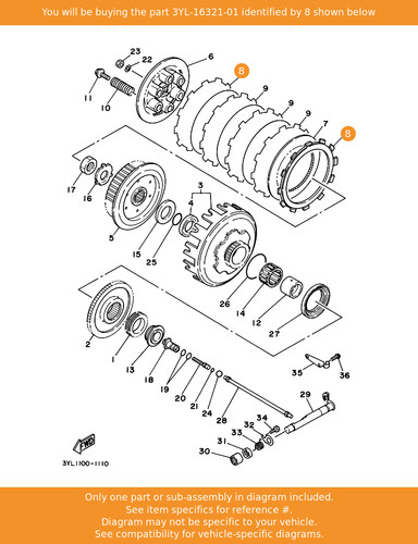 Yamaha plate friction - yamaha,