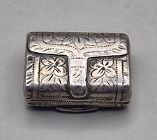 Antique Solid Silver Repousse