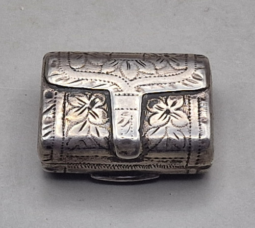 Antique solid silver repousse - antique,