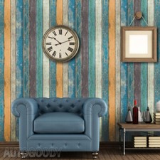 3D Rustic Wood Wallpaper