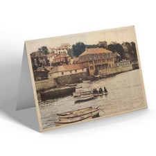 GREETING CARD - Vintage Cornwall - The Idle Rocks Hotel, St. Mawes (cc)