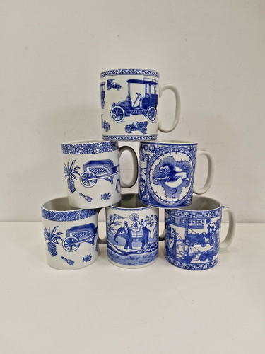 Spode blue room set - room, six