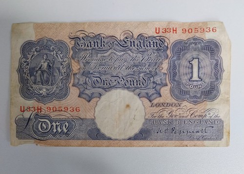 Bank england 1 - £1, note