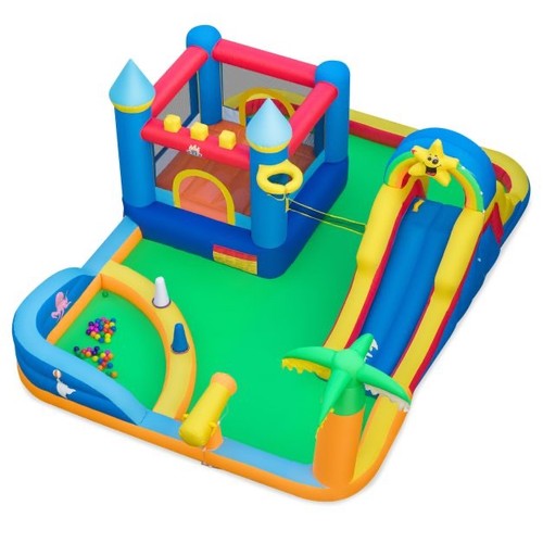 Inflatable water slide - water,
