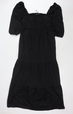 Zara Women's Black Puff Sleeve