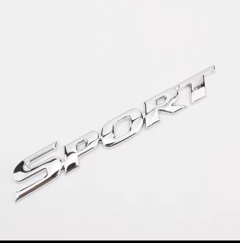 Abs chrome logo car sticker - 3d,