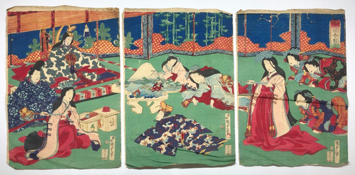 Kunisada woodblock print - kunisada,