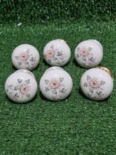 Vintage Floral Ceramic & Gold