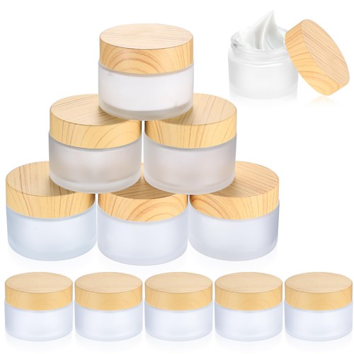 Pcs small glass jars with - pcs,