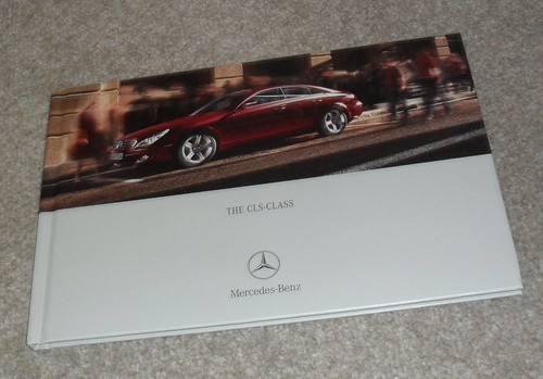 Mercedes cls hardback brochure - mercedes,