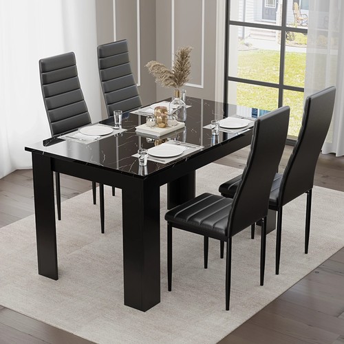 High gloss dining table - high,