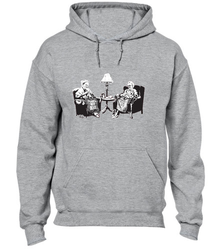 Punk granny banksy - punk,