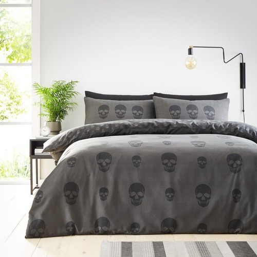 Skull pattern duvet cover - skull,