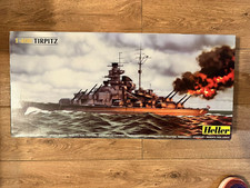 Heller 1:400 1/400 Tirpitz German Battleship 81079 Old Kit