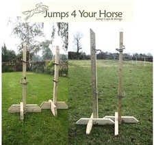 3 Pairs Show Jump Training Wings with 12 Jump Cups. 2 x 3ft 1 x 4ft