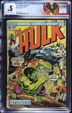 Incredible Hulk #180 CGC .5 Marvel 1974 Missing Page 16.  1st App of WOLVERINE!