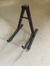 RayGar Guitar Stand Foldable A-Frame Style for Acoustic/Electric Guitars - Black