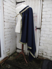 Formal one shoulder cape